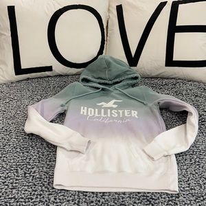 Hollister ombre hoodie adult small
